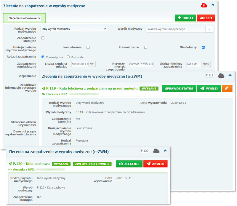 Wystawianie eZWM w systemie Mediporta